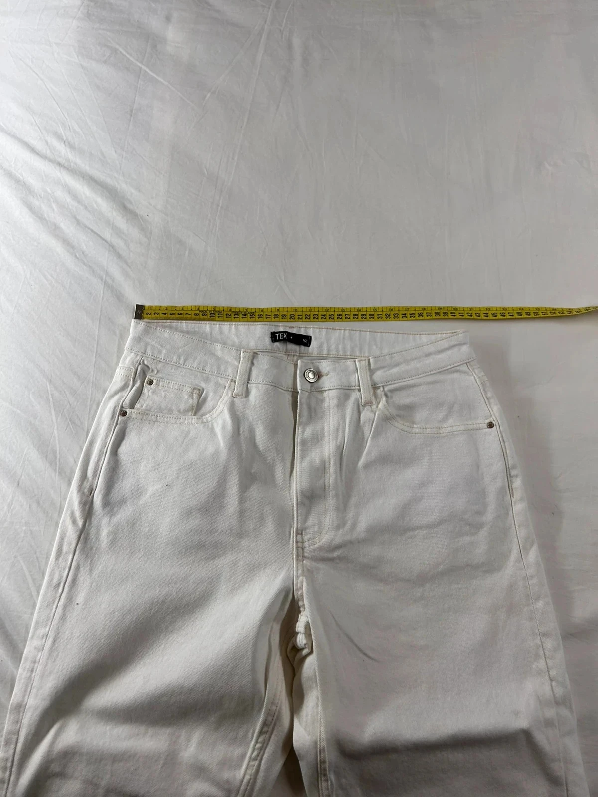 Rechte pas tex witte jeans – photo 6